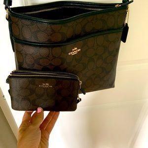 Coach purse and wristlet wallet